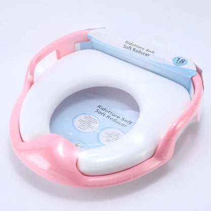 Baby Soft Toilet Seat Reducer with Handle