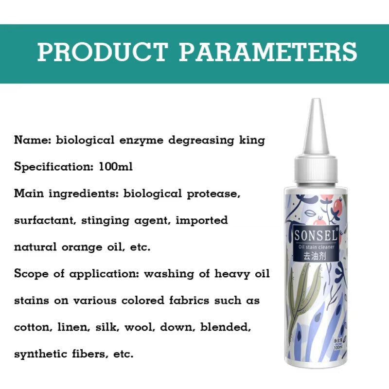 Powerful Clothes Oil Stain Remover